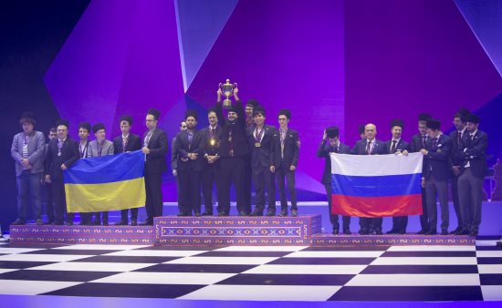 Церемония закрытия Международной Олимпиады 2016 года по шахматам в Баку